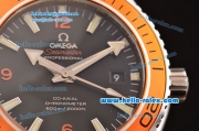 Omega Seamaster Planet Ocean 8500 Clone Automatic Steel Case with Steel Strap Black Dial Stick Markers 1:1 Clone