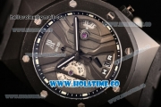 Audemars Piguet Royal Oak Offshore Chrono Miyota Quartz PVD Case with PVD Bezel and Grey Dial