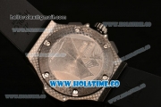 Hublot Big Bang Chrono Miyota OS20 Quartz PVD Case with Black Dial and Stick Markers