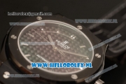 Hublot Classic Fusion 9015 Auto PVD Case with Black Dial PVD Bezel and Black Leather Strap