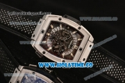 Hublot MP-06 Senna Chrono Miyota OS20 Quartz Steel Case with Stick Markers and Skeleton Dial