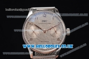 IWC Portuguese Automatic Clone IWC 52010 Automatic Stainless Steel Case/Bracelet with Grey Dial and Arabic Number Markers (YL)