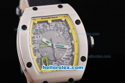 Richard Mille RM 005 with Yellow-Black Dial and White Number Marking