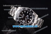 Rolex Submariner Miyota 8215 Automatic Steel Case/Bracelet with Black Dial and Dot Markers