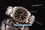 Patek Philippe Aquanaut Swiss ETA 2824 Automatic Steel Case/Strap with Chocolate Dial