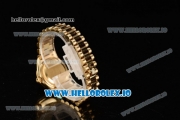 Rolex Datejust Swiss ETA 2671 Automatic Yellow Gold Case with Yellow Gold Dial Roman Numeral Markers and Yellow Gold Bracelet (BP)