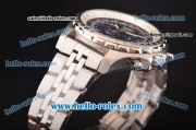 Breitling For Bentley Working Chronograph Quartz Movement with Blue Dial and SS Case-SS Strap