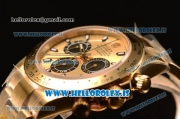 Rolex Daytona Yellow Gold Rolex 4130 Auto Best Edition 1:1 Clone Gold Dial 116518