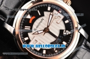 BlancPain L-Evolution Automatic 8 Days Miyota 9015 Automatic Steel Case with Black/White Dial and Rose Gold Bezel (G5)