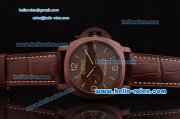 Panerai Luminor Marina 1950 3 Days PAM 00393 Automatic PVD Brown Case with Brown Dial