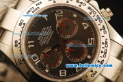 Rolex Daytona Swiss Valjoux 7750 Automatic Movement Full Steel with Coffee Dial and White Numeral Markers