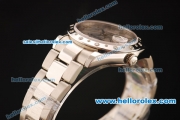 Rolex Datejust Asia 2813 Automatic Full Steel Case with Diamond Bezel and White MOP Dial-SS Strap