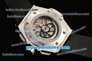 Hublot King Power F1 Swiss Valjoux 7750 Automatic Steel Case with PVD Bezel and Red Markers