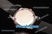 Mido Dorada Miyota Quartz Steel Case with Rose Gold Bezel and Black Dial