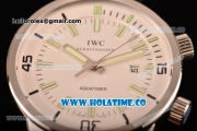 IWC Aquatimer Vintage 1967 Asia Automatic Steel Case with White Dial Stick Markers and Black Rubber Strap