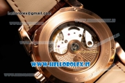 Parmigiani Chronometre Clone Original Movement Rose Gold Case With Calfskin Strap Pink Dial