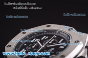 Audemars Piguet Royal Oak Offshore Chronograph Miyota Quartz Movement Stainless Steel Case and Bracelet with Black Dial