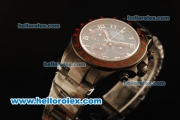 Rolex Daytona Chronograph Swiss Valjoux 7750 Automatic Movement PVD Case with Blue Dial and PVD Strap