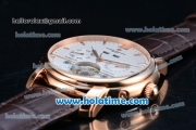 Vacheron Constantin Matle Asia Automatic Rose Gold Case with White Dial and Stick Markers