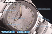 Patek Philippe Nautilus Asia 2824 Automatic Full Steel with Silver Dial and Luminous Markers