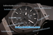 Hublot Big Bang Chrono Clone Hub4100 Automatic Ceramic Case with Black Rubber Strap and White Stick Markers (TW)