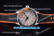Omega Seamaster Planet Ocean 600M Master Chronometer Clone 8900 Automatic Steel Case with Grey Dial and Black Leather Strap (EF) Omega Seamaster Planet Ocean 600M Master Chronometer Clone 8900 Automatic Steel Case with Grey Dial and Black Leather Strap (EF)