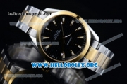 Omega Seamaster Aqua Terra 150M Clone Omega 8500 Automatic Two Tone Case/Bracelet with Black Dial (YF)