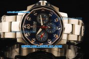 Corum Admiral's Cup Swiss Valjoux 7750 Automatic Movement Full Steel with Blue Dial and White Markers