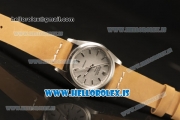 Rolex Milgauss Vintage 2813 Automatic With Sliver Dial Genuine Leather Strap