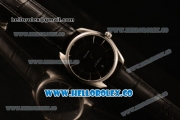 Omega De Ville Tresor Master Co-Axial Clone 8800 Automatic Steel Case with Black Dial and Black Leather Strap - (YF)