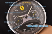 Ferrari Scuderia Quartz Wall Clock Stainless Steel Case with Black Dial