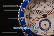 Rolex Yacht-Master II Chronograph Swiss Valjoux 7750 Automatic Steel Case with White Dial and Steel Bracelet - (BP)