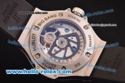 Hublot Big Bang Solo Bang Tourbillon Swiss Tourbillon Automatic Ceramic Bezel with White Dial