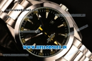 Omega Seamaster Aqua Terra 150 M Asia 2813 Automatic Full Steel with Black Dial and Stick Markers