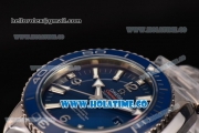 Omega Seamaster Planet Ocean Swiss ETA 2824 Automatic Steel Case with Blue Dial and White Stick Markers (BP)