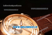 Parmigiani Chronometre Clone Original Movement Rose Gold Case With Calfskin Strap Pink Dial