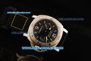 Panerai Pam 092 Luminor Arktos Automatic Movement Steel Case with Black Dial and Black Nylon Strap