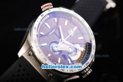 Tag Heuer Grand Carrera Calibre 36 Chronograph Miyota Quartz Swiss Coating Case with Silver Stick Markers and Brown Dial