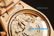 Rolex Daytona Swiss Valjoux 7750 Automatic Movement Full Rose Gold with Orange Dial and Black Subdials