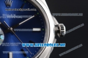 Rolex Oyster Perpetual Air King Clone Rolex 3132 Automatic Stainless Steel Case/Bracelet with Blue Rhodium Dial and Stick Markers - 1:1 Original (JF)