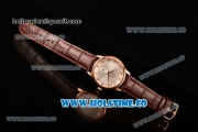 Omega De Ville Co-Axial Asia Automatic Rose Gold Case with White Dial and Roman Numeral Markers