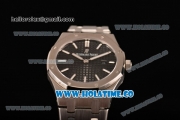 Audemars Piguet Royal Oak 33MM Miyota Quartz Steel Case/Bracelet with Stick Markers and Black Dial (EF)