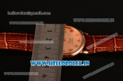 Omega De Ville Co-Axial Swiss ETA 2824 Automatic Rose Gold Case with Champagne Dial and Roman Numeral Markers