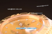 Rolex Yachtmaster Swiss ETA 2836 Automatic Full Gold with Gold Dial 10 Micron Plated-1:1 Original