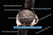 Panerai Luminor Marina 1950 3 Days PAM 359 Clone P.9000 Automatic Steel Case with Black Dial and Black Leather Strap (SF)