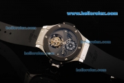 Hublot Big Bang Tourbillon Manual Winding Movement Steel Case with Grey Dial and PVD Bezel-Limited Edition