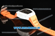 Richard Mille RM 055 Bubba Watson 9015 Automatic Ceramic Case with Black Dial Dots Markers and Rubber Strap