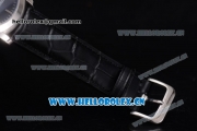 Audemars Piguet Jules Audemars Clone AP Calibre 3120 Automatic Steel Case with Black Dial and Black Leather Strap (EF)