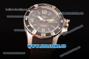 Ball Engineer Hydrocarbon Spacemaster Miyota 8205 Automatic Steel Case with Black Bezel Blue Markers and Black Dial