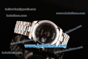 Rolex Day-Date II Rolex 3156 Automatic Full Steel with Roman Numeral Markers and Black Dial (BP)